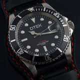 DTEK 005 Automatic Watch With Leather Military Band